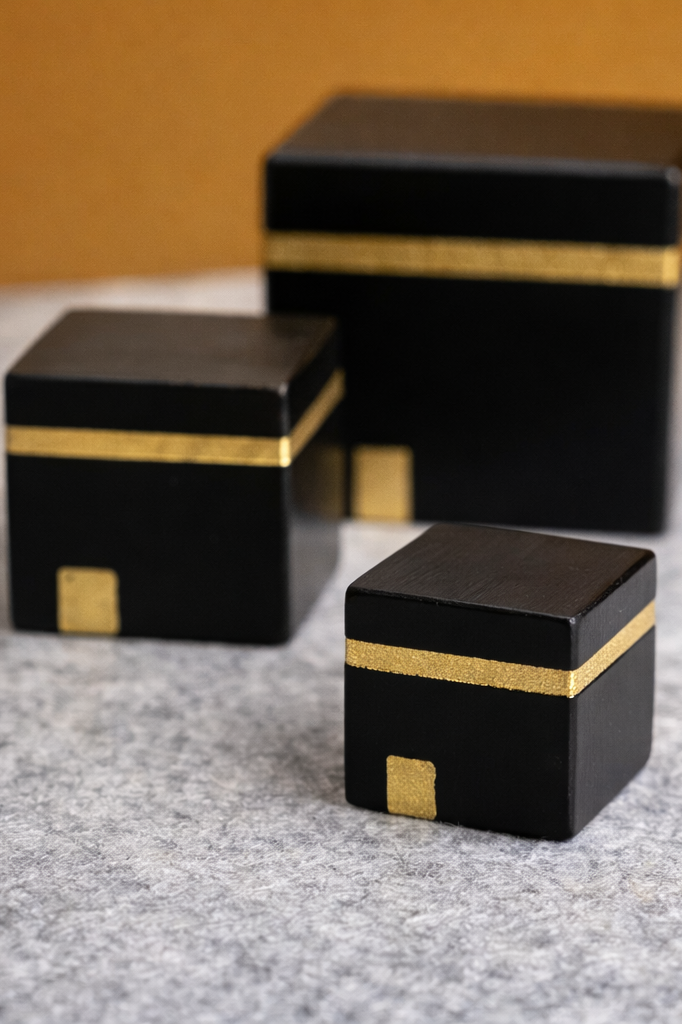 Kaaba Set (3 Größen – Schwarz)