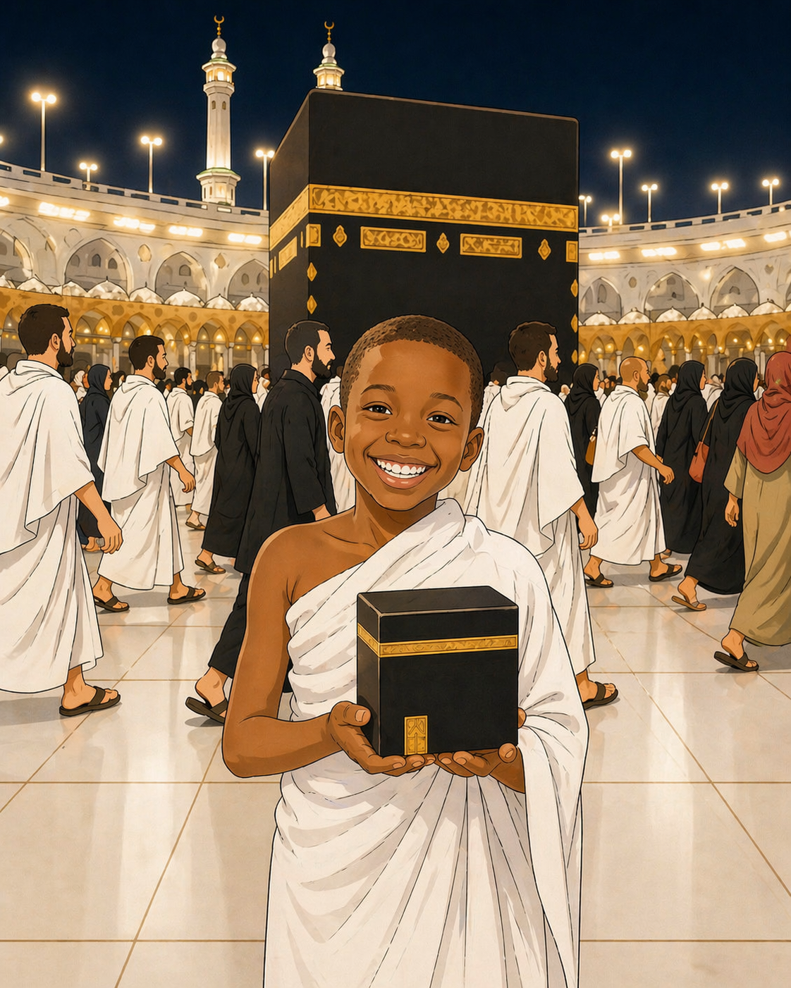 Kaaba Set (3 Größen – Schwarz)