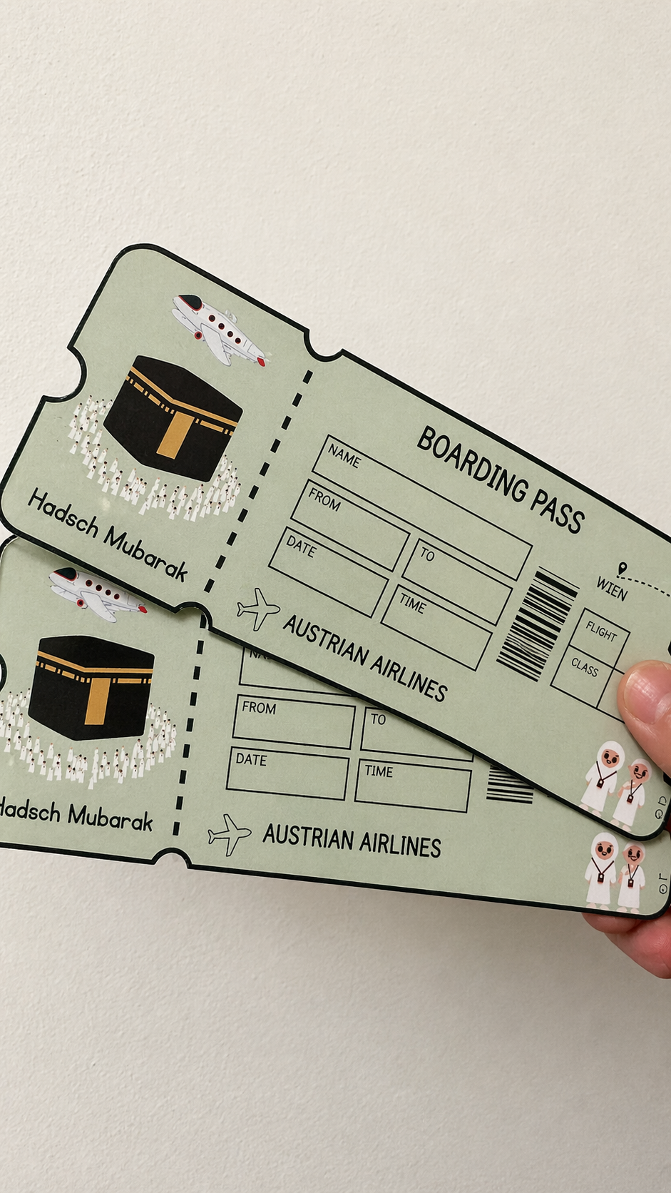 Hadsch-Boarding Pass