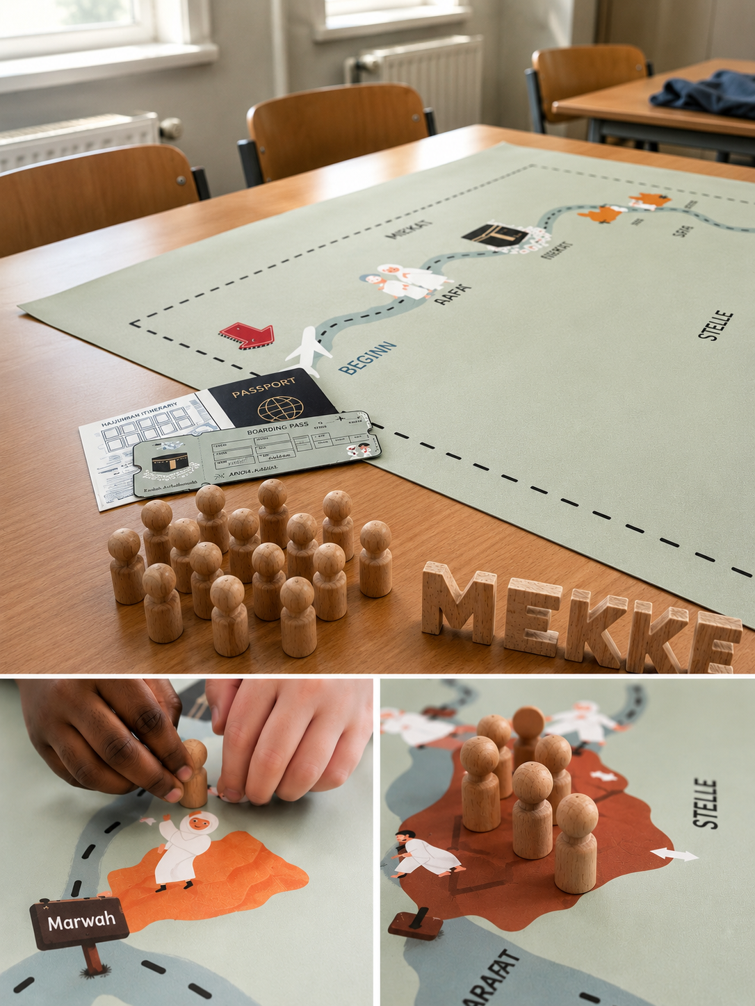 Holzfiguren Set(10 Stk)